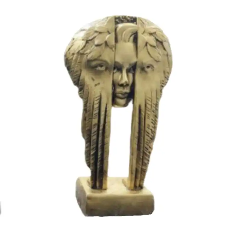 مجسمه دنیا دکوری سرمد مدل چهره پشت نقاب