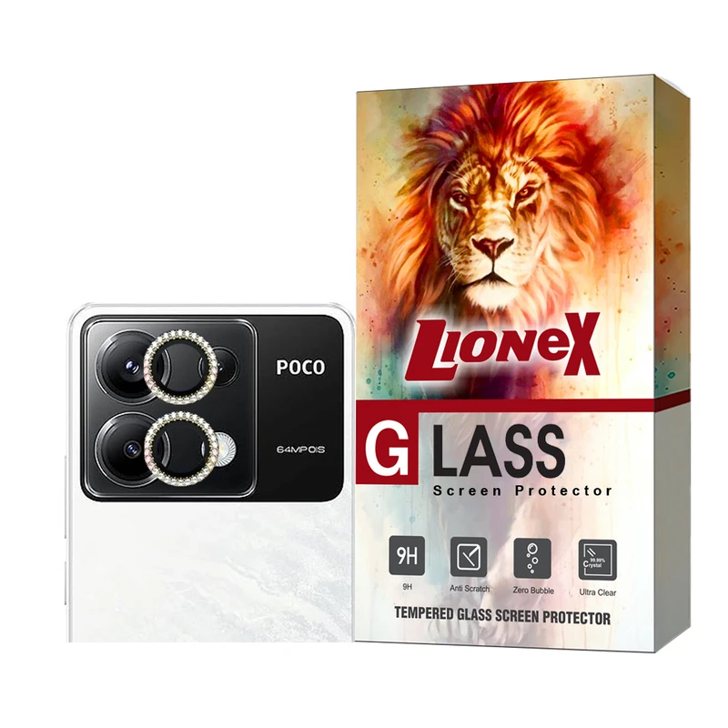 محافظ لنز دوربین لایونکس مدل RNGLNLI مناسب برای گوشی موبایل شیائومی  Poco X6