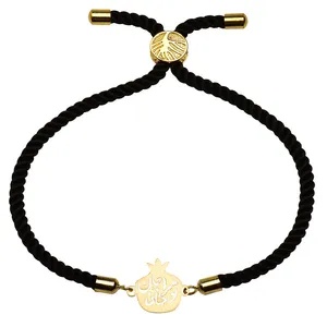 دستبند طلا 18 عیار زنانه الن نار مدل طرح انار جان و جهاني ELN1672