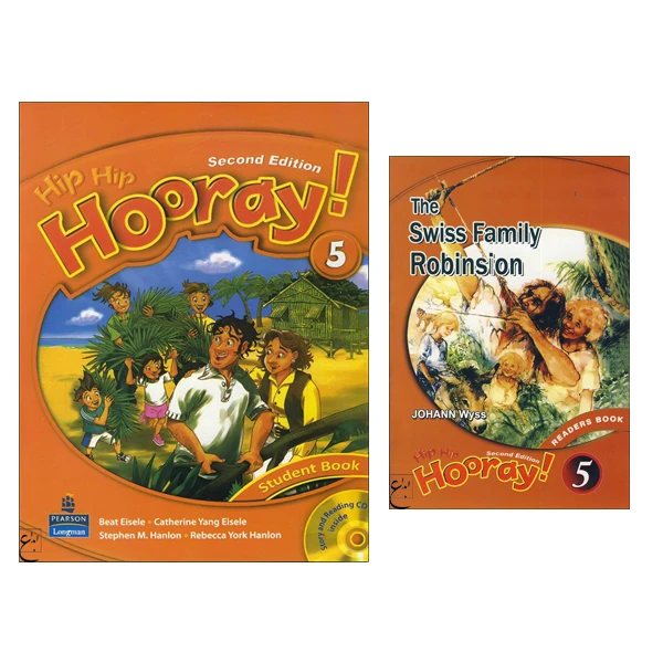 کتاب Hip Hip Hooray 5 Student Readers Book اثر جمعی از نویسندگان انتشارات ابداع 2 جلدی