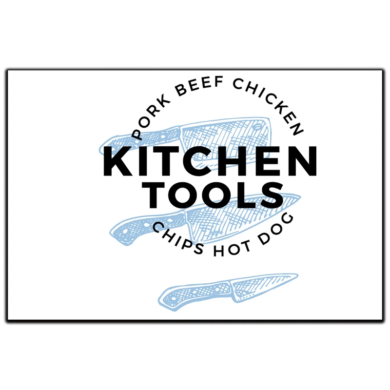 تابلو شاسی بکلیت طرح آشپزی و آشپزخانه مدل SH-14018