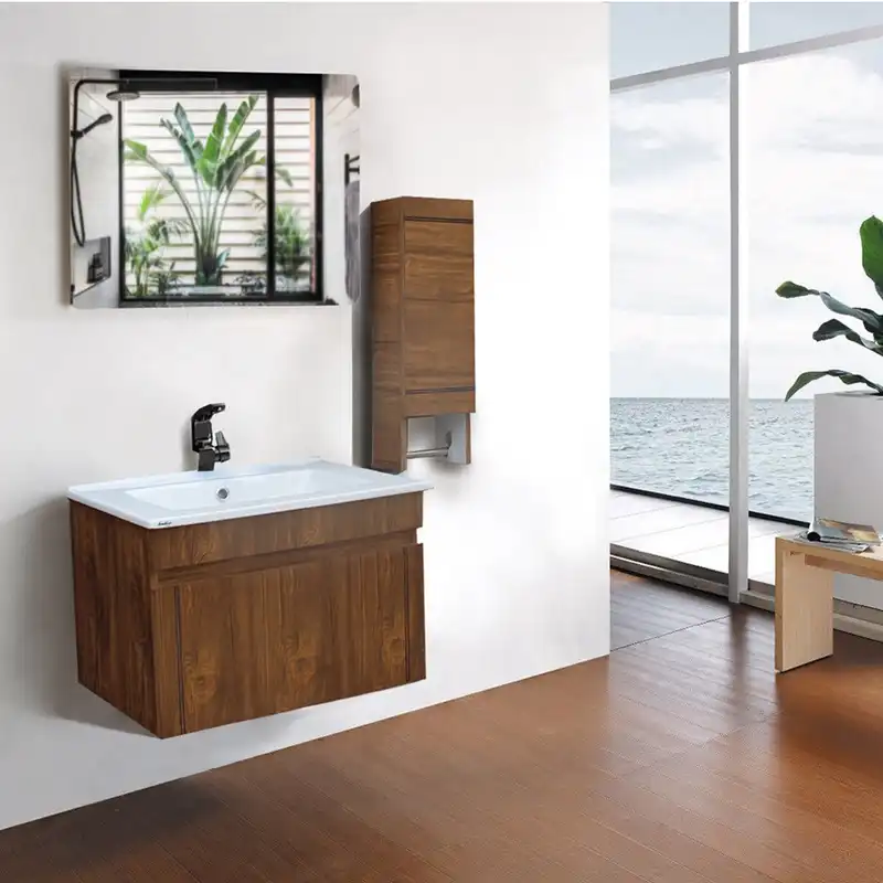 ست کابینت و روشویی آزالیا مدل WB01 به همراه آینه باکس