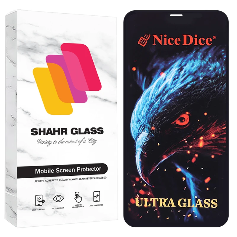 محافظ صفحه نمایش شهر گلس مدل NDUS مناسب برای گوشی موبایل اپل iPhone 12