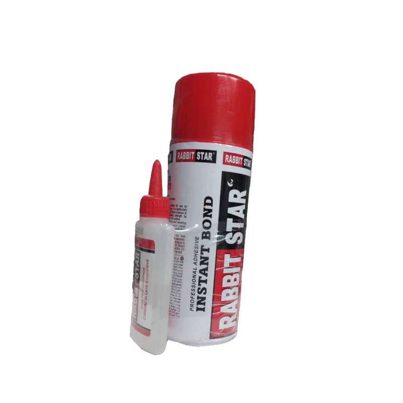 اسپری چسب 123 راببیت استار مدل adhesive actiator  حجم 400 میلی لیتر