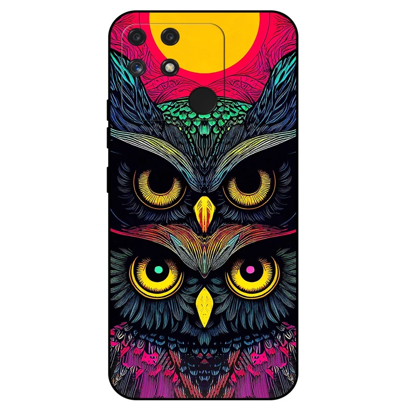 کاور مگافون طرح جغد مدل 1904 مناسب برای گوشی موبایل ریلمی Narzo 50A