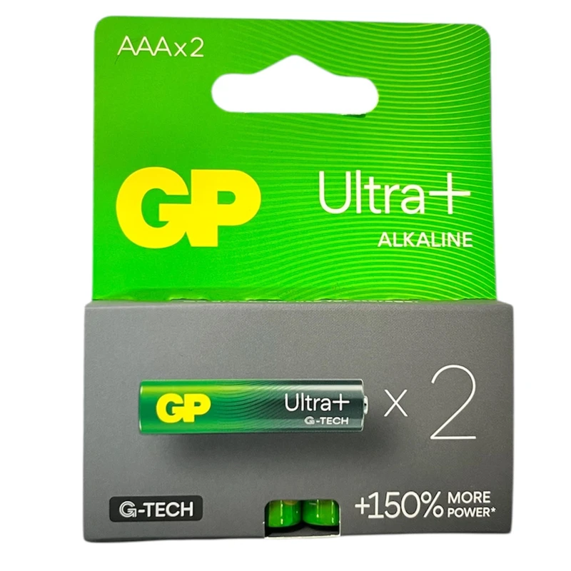 باتری نیم قلمی مدل جی پی آلکالاین ER بسته ۲ عددی