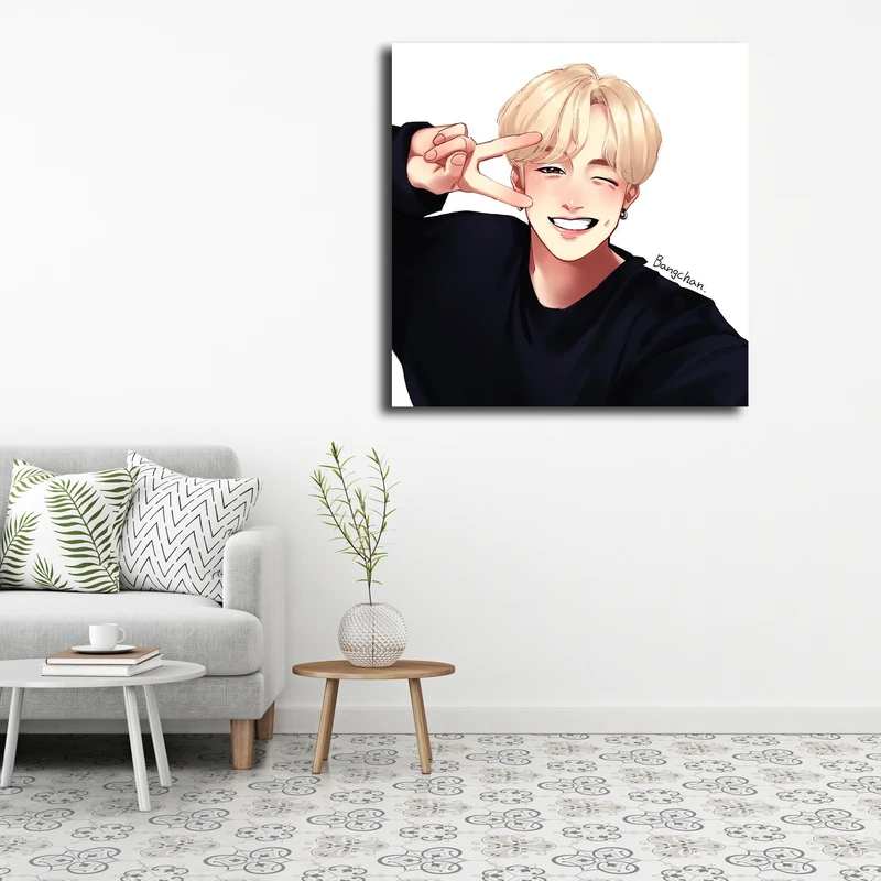 تابلو شاسی مدل stray kids fanart کد 17