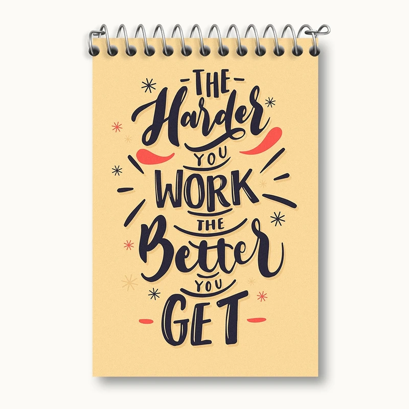 دفتر یادداشت 50 برگ خندالو مدل انگیزشی کد F1495