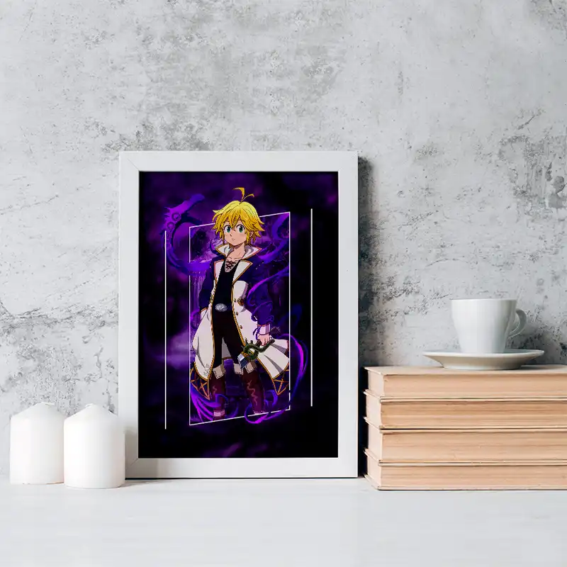 تابلو خندالو مدل ملیوداس انیمه هفت گناه کبیره کد 17521