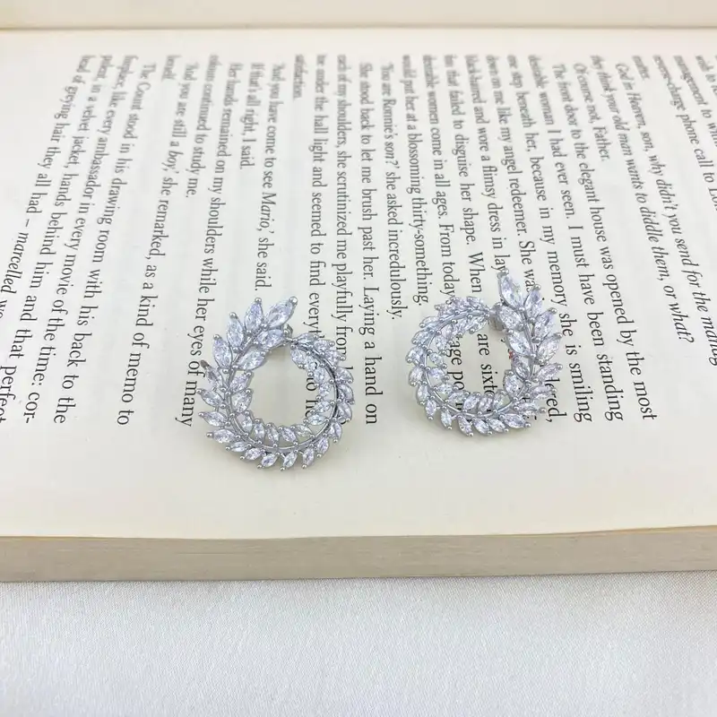 گوشواره زنانه مدل گندمی کد E4723