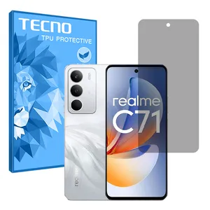 Tecno Resistant model privacy screen protector suitable for Realme C71 Mobile phone 