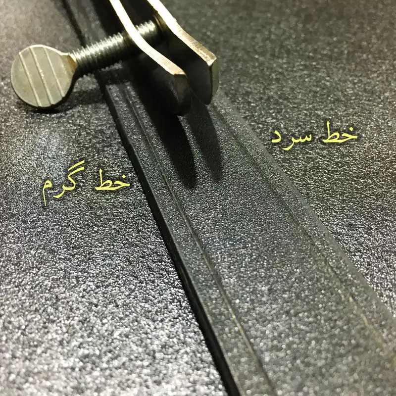 خط انداز حرارتی لبه چرم مدل W-CHP