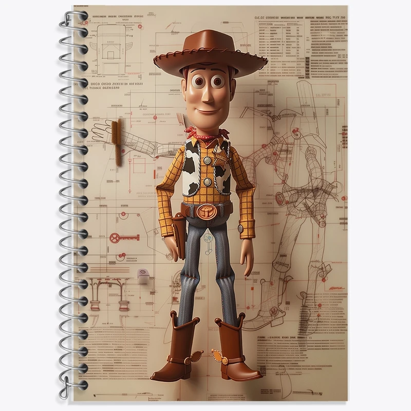 دفتر لغت 50 برگ خندالو طرح داستان اسباب بازی کد F2516