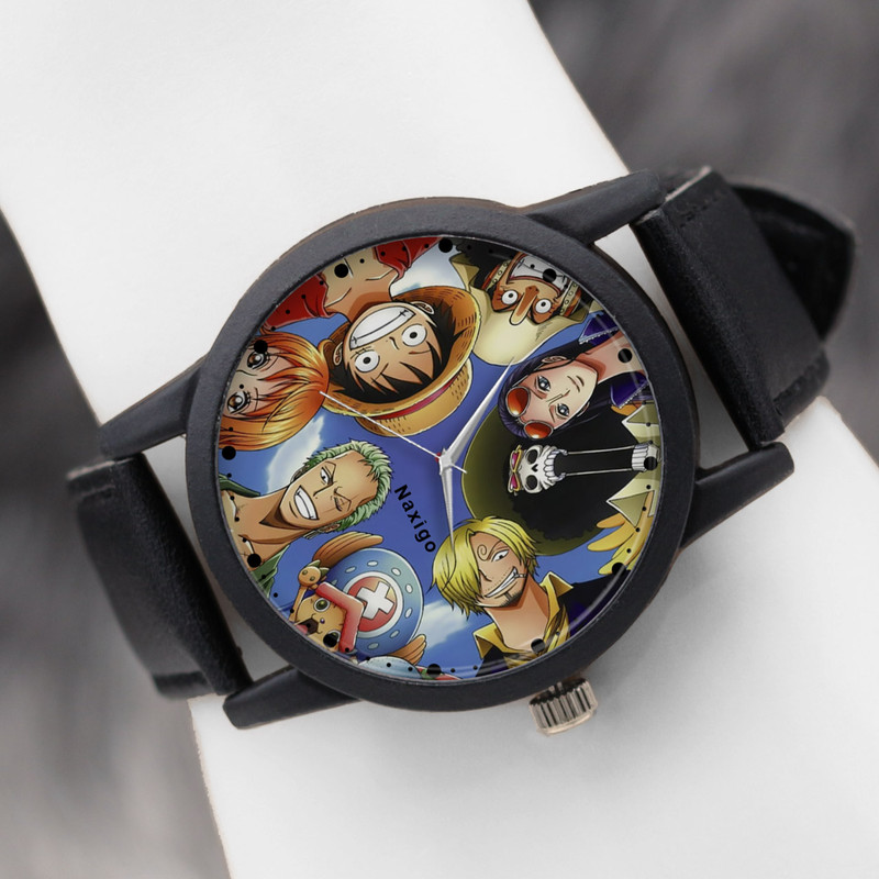 ساعت مچی عقربه ای ناکسیگو مدل انیمه وان پیس کد LF6802