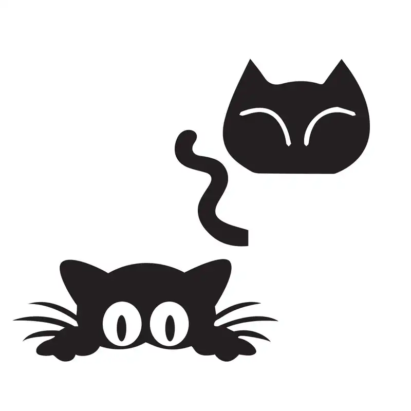 استیکر کلید پریز گراسیپا طرح گربه هاا بسته2 عددی