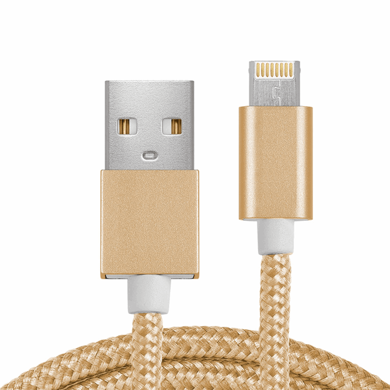 کابل تبدیل USB به Micro USB و Lighting مدل 2In1 به طول 1 متر