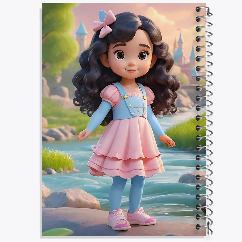 دفتر لیست خرید 50 برگ خندالو طرح دخترانه کد N1423