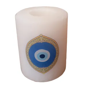 جاشمعی سنگ نمک طرح چشم زخم کد O01