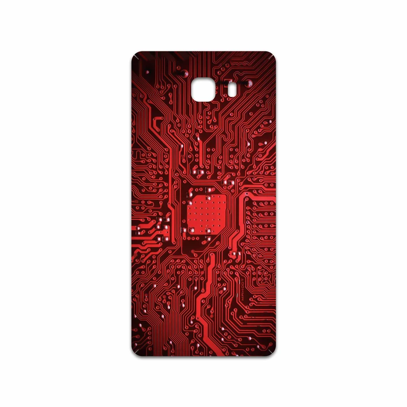 برچسب پوششی ماهوت مدل Red Printed Circuit Board مناسب برای گوشی موبایل سامسونگ Galaxy C9 Pro