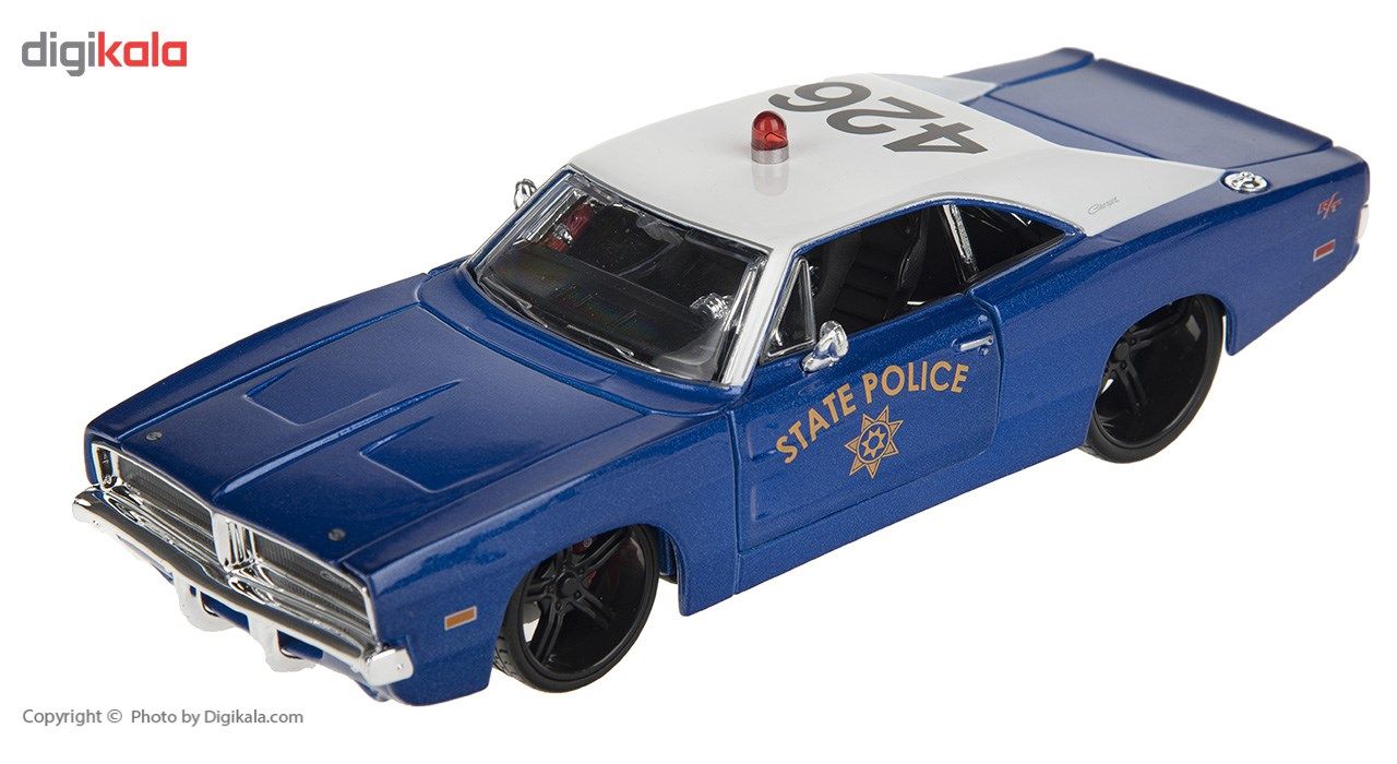 ماشین بازی مایستو مدل Lamborghini 1969 Dodge Charger R/T Police