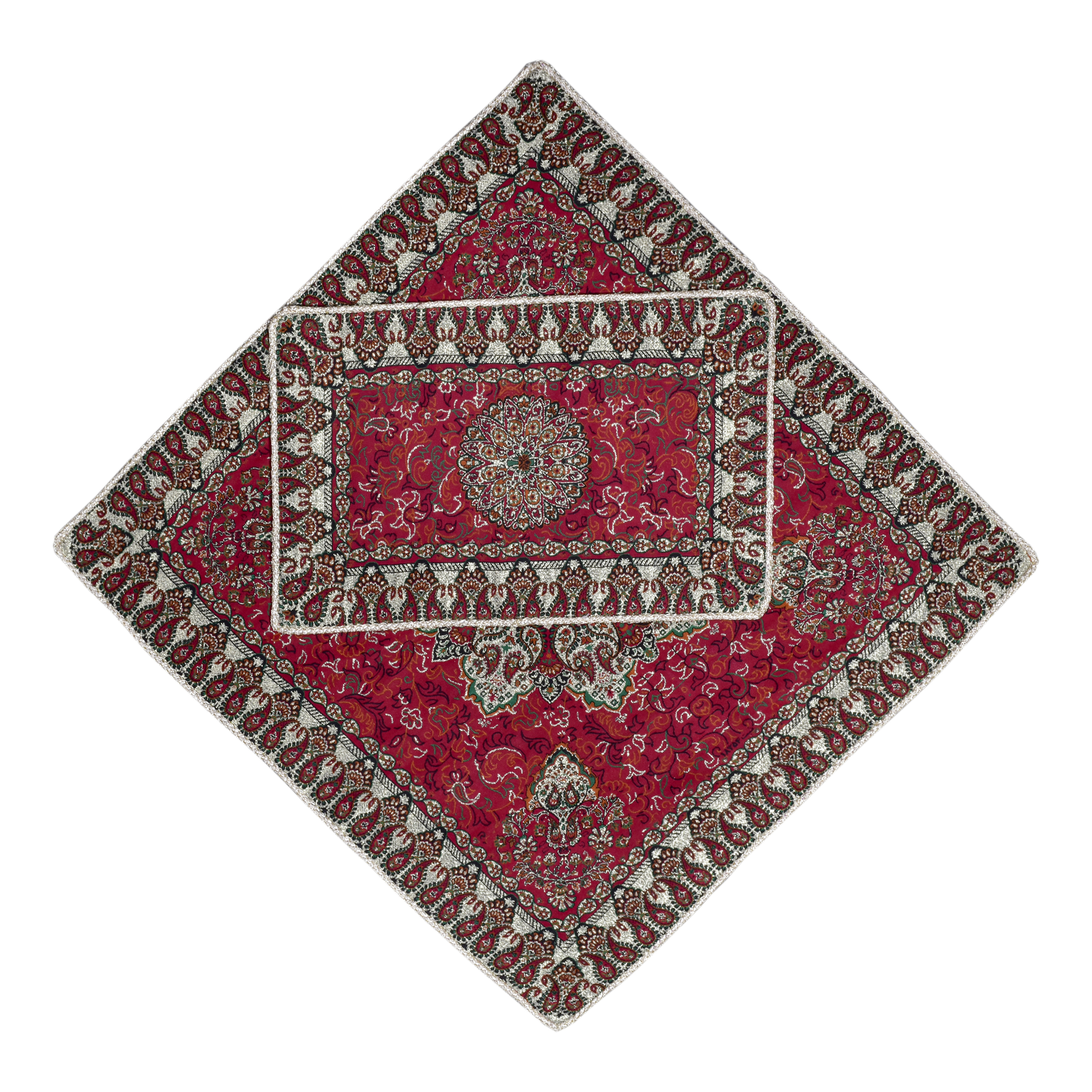 جانماز ترمه ابریشم مدل مجنون کد 002