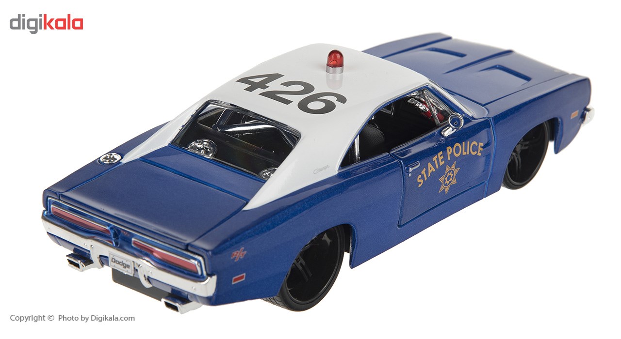 ماشین بازی مایستو مدل Lamborghini 1969 Dodge Charger R/T Police