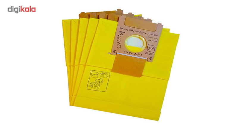 پاکت جاروبرقی بوش و پارس خزر 424 همتا کدH-PB 41 سه بسته 5 عددی