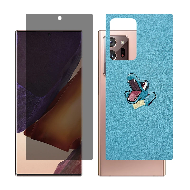 محافظ صفحه نمایش حریم شخصی گلس مدل Together مناسب برای گوشی موبایل سامسونگ Galaxy Note20 Ultra 5G به همراه برچسب پوششی پشت گوشی 