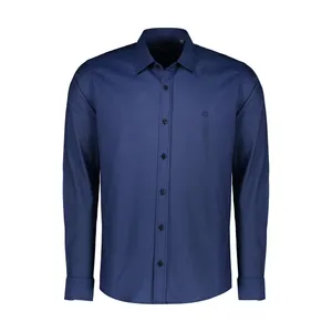 پیراهن آستین بلند مردانه دیورسو مدل شانلی رنگ آبی