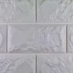 دیوارپوش فومی طرح آجر سفید کد FB اندازه 71x77