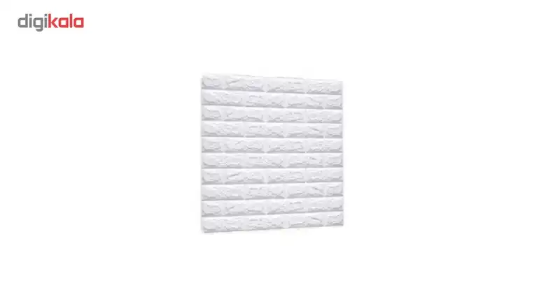 دیوارپوش فومی طرح آجر سفید کد FB اندازه 71x77