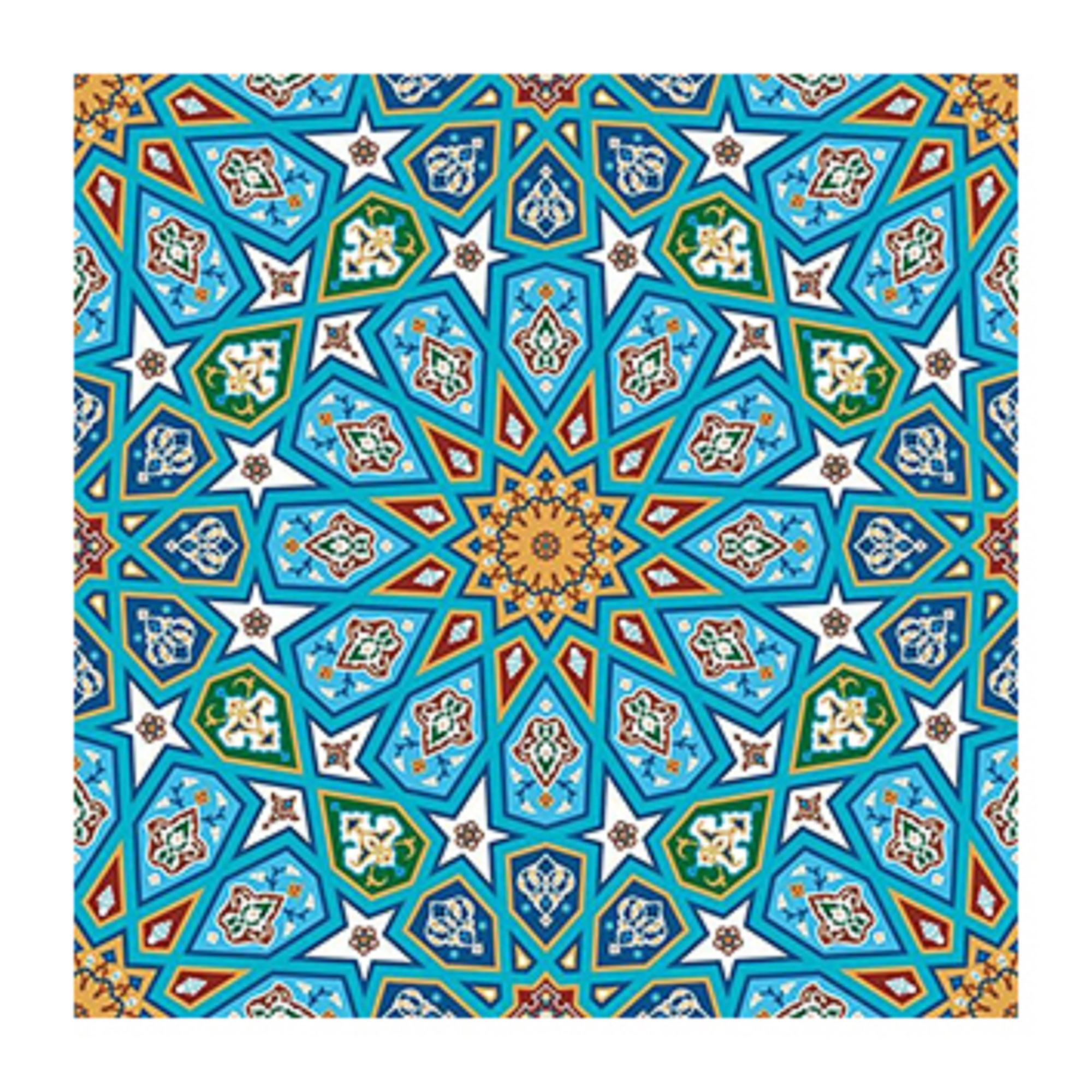 کاشی گلاک طرح سنتی ایرانی کد TT97