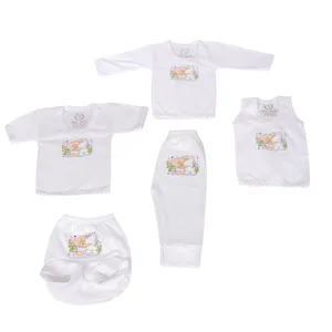 ست 5 تکه لباس نوزادی مدل خرس مهربان