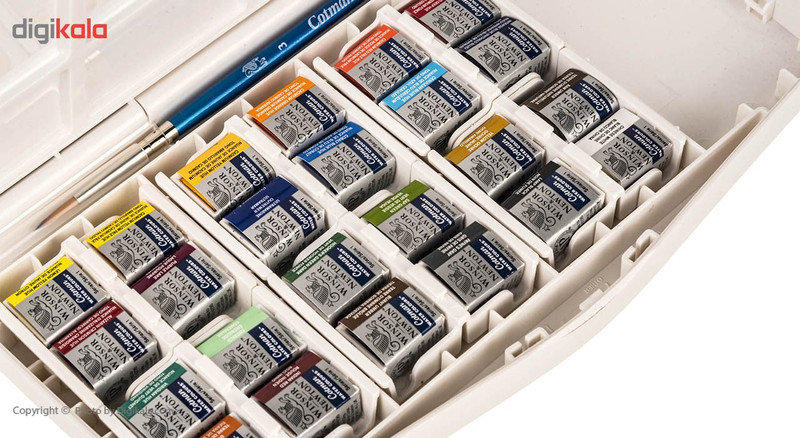 آبرنگ 24 رنگ وینزور مدل Cotman