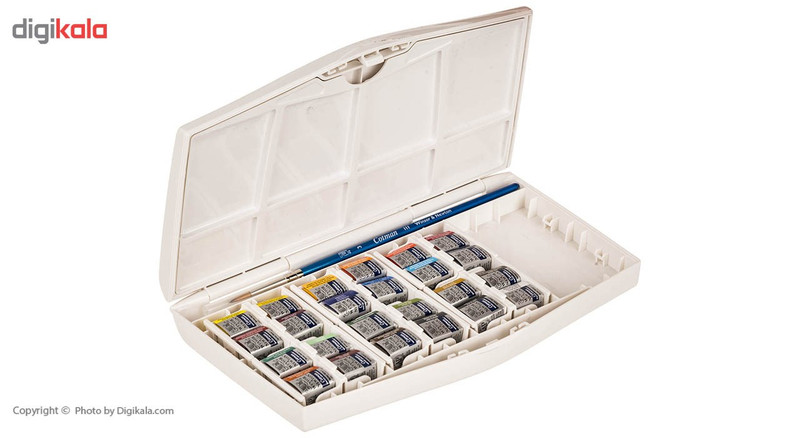 آبرنگ 24 رنگ وینزور مدل Cotman