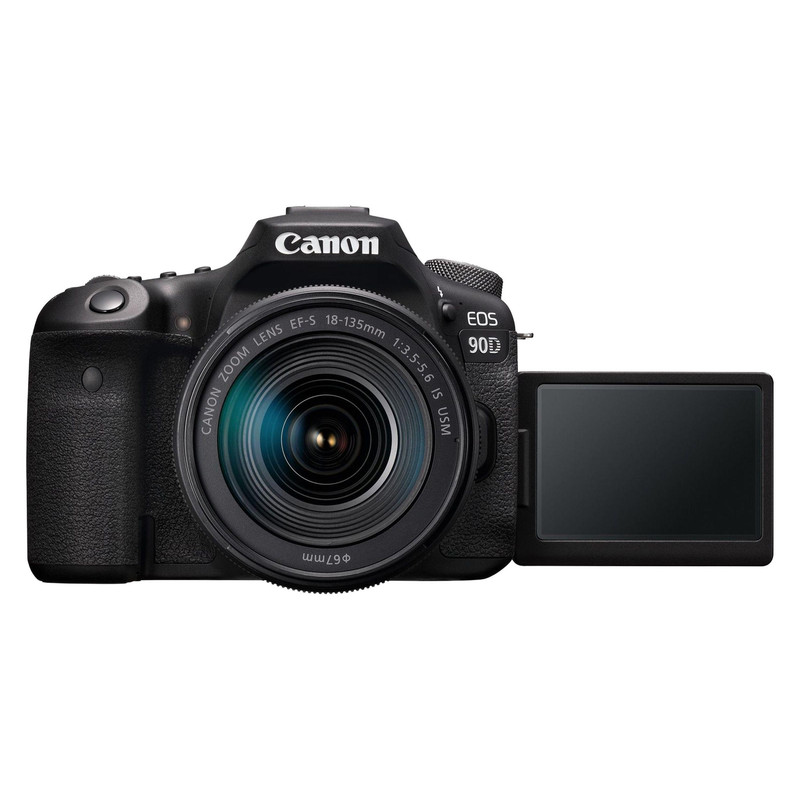 دوربین دیجیتال کانن مدل EOS 90D به همراه لنز 135-18 میلی‌متر IS USM