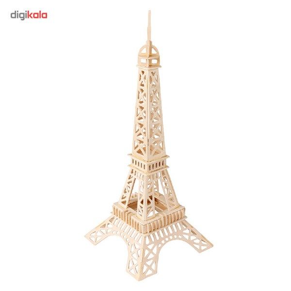 پازل چوبی سه بعدی ژیکوباو مدل برج ایفل