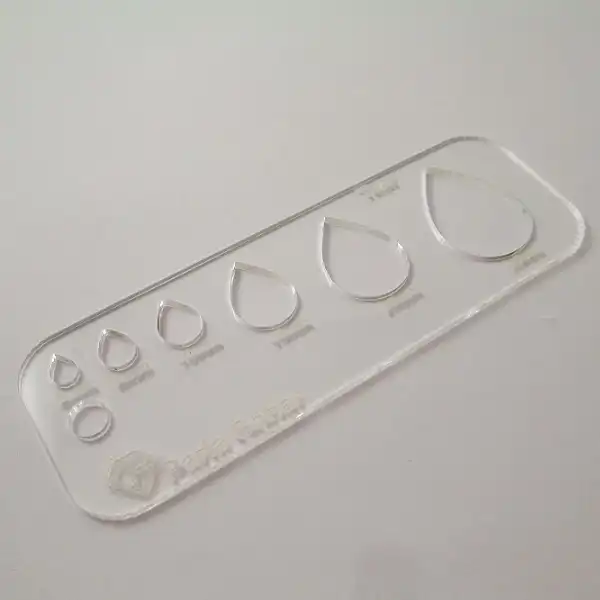 شابلون پارلا گوهر طرح اشک کد 5037