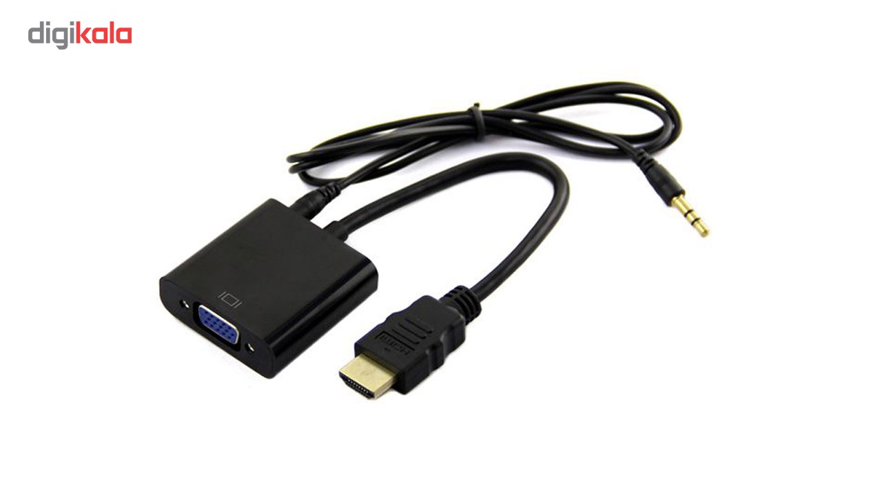 مبدل HDMI به VGA مدل ST با كابل صدا