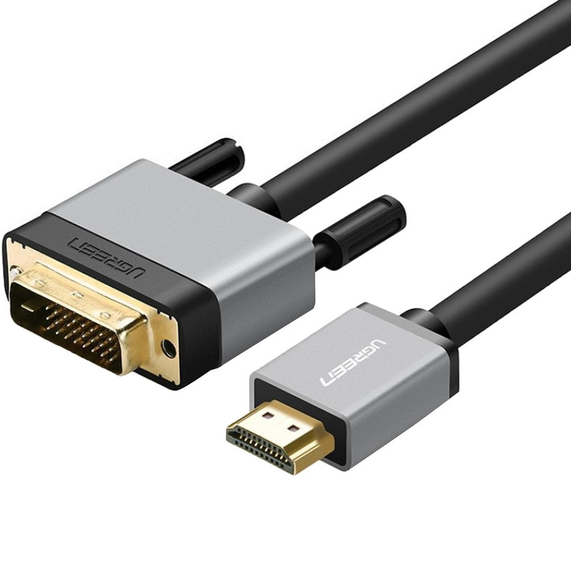 کابل تبدیل HDMI به DVI یوگرین مدل HD128 طول 1.5 متر