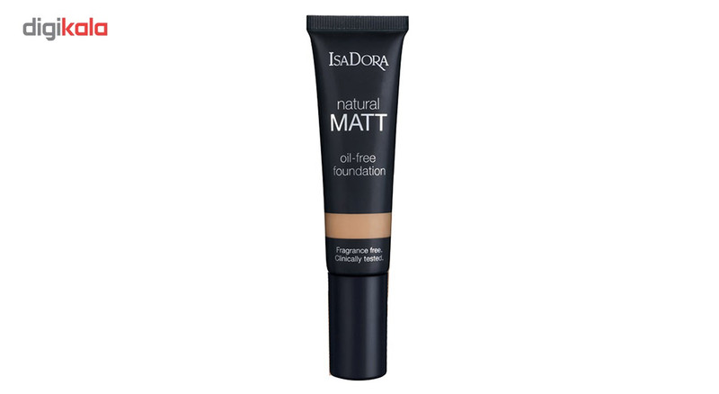 کرم پودر ایزادورا مدل Natural Matt oil free شماره 18