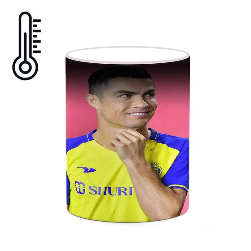 ماگ حرارتی کاکتی مدل کریستیانو رونالدو کد mgh24827