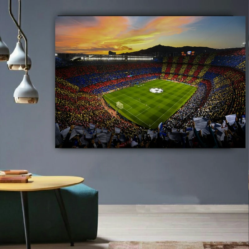 پوستر دیواری طرح ورزشگاه تیم بارسلونا مدل PO1212