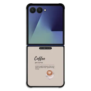 AKAM AMC-WSGZFLIP7-COFFEE-16 Cover For Samsung Galaxy Z Flip 7