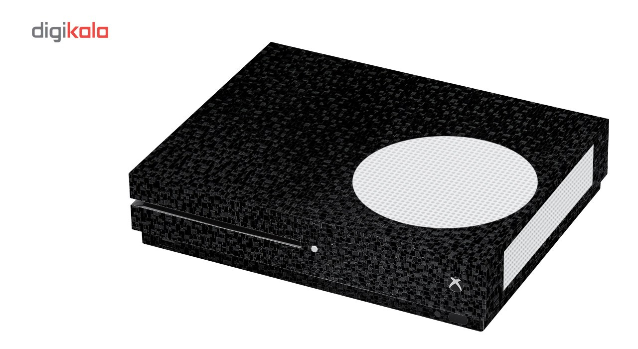 برچسب ماهوت مدلBlack Silicon Texture مناسب برای کنسول بازی Xbox One S