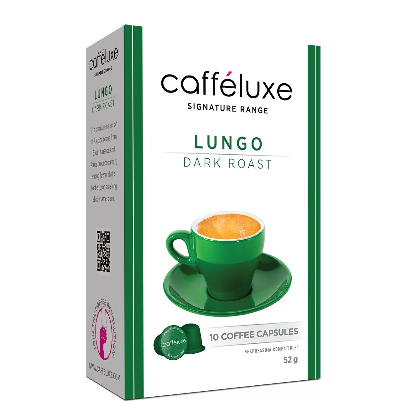 کپسول قهوه دستگاه نسپرسو کافه لوکس مدل Dark Roast Lungo