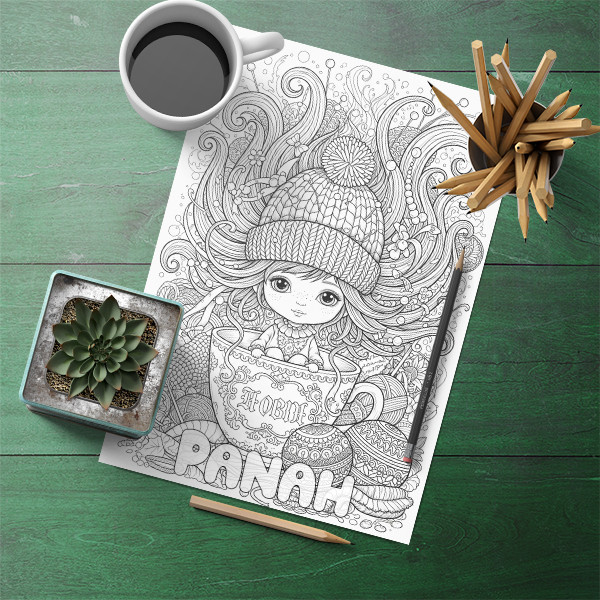 کاغذ چاپی A4 لاژید مدل رنگ آمیزی طرح اسم پناه بسته 10 عددی