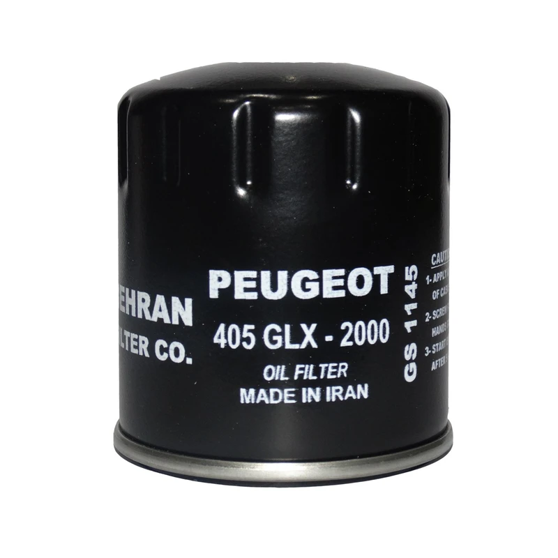 فیلتر روغن خودرو بهران فیلتر مدل GS1145 مناسب برای پژو 405