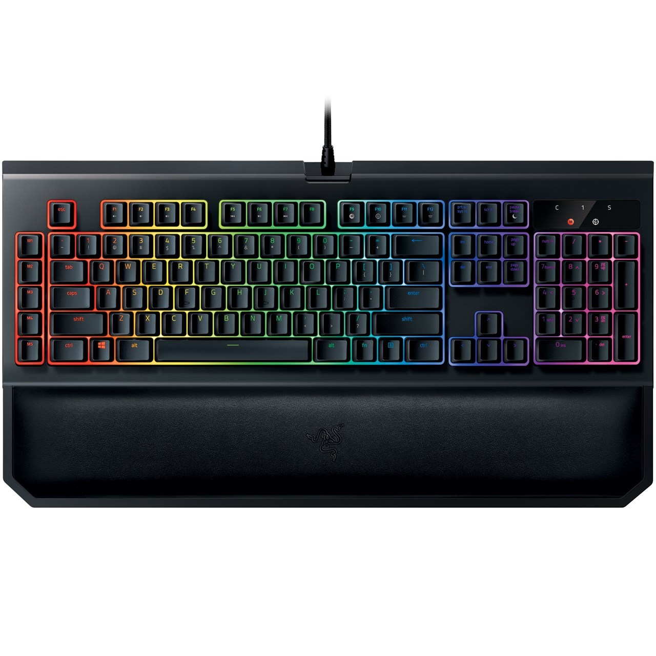 کیبورد مخصوص بازی مکانیکی ریزر مدل Blackwidow Chroma V2 With Yellow Switch