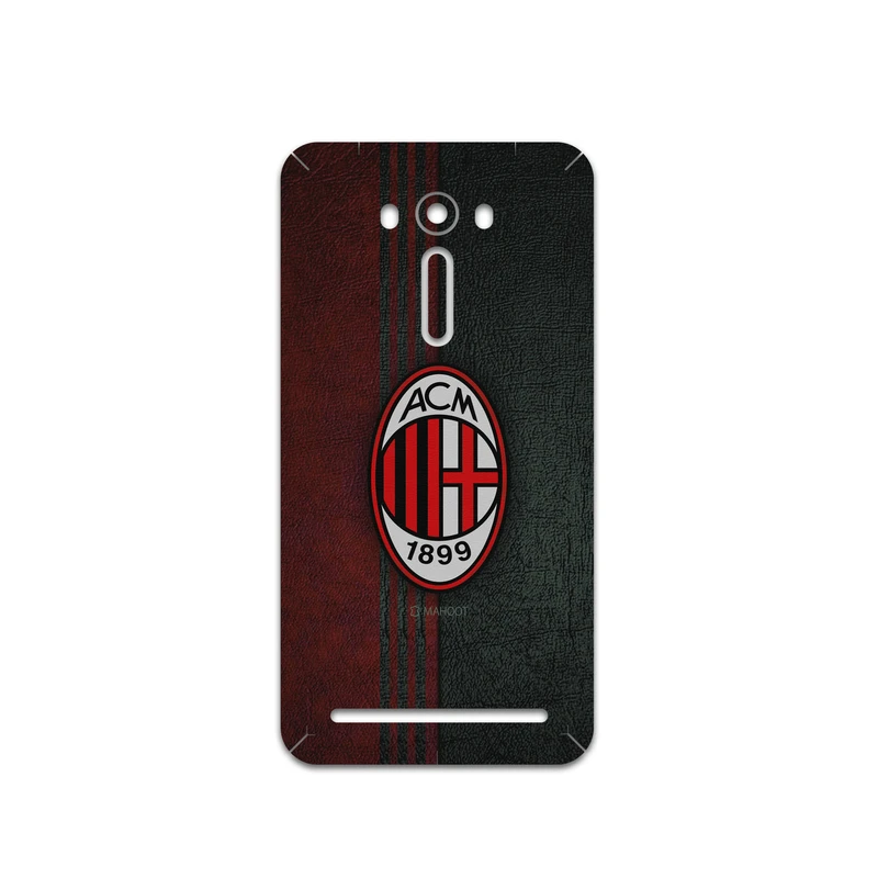 برچسب پوششی ماهوت مدل AC-Milan-FC مناسب برای گوشی موبایل ایسوس Zenfone 2 Laser